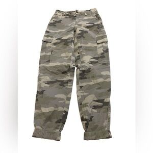 ⚡️American Eagle 00 Regular Gray Camo Super Stretch Cargo Jogger Pants